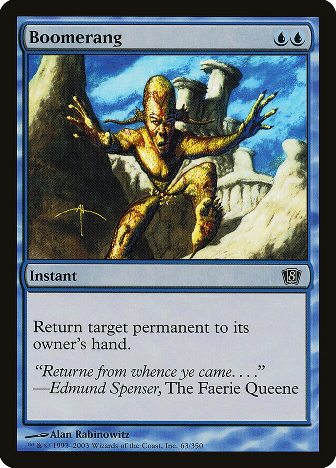 Bumerangue / Boomerang - Magic: The Gathering - MoxLand