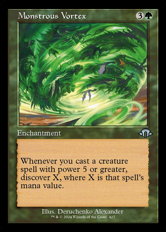 Vórtice Monstruoso / Monstrous Vortex - Magic: The Gathering - MoxLand