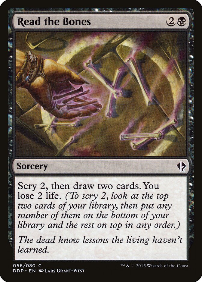 Leia os Ossos / Read the Bones - Magic: The Gathering - MoxLand