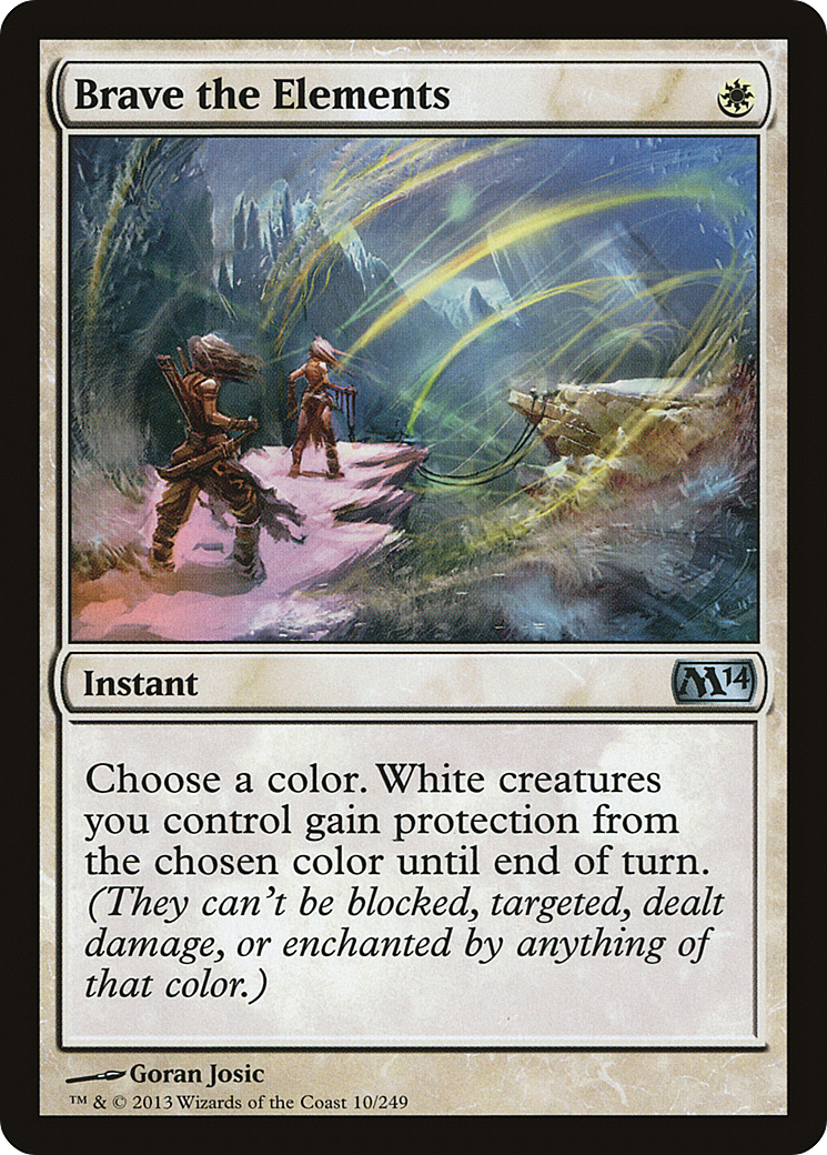 Enfrentar os Elementos / Brave the Elements - Magic: The Gathering - MoxLand
