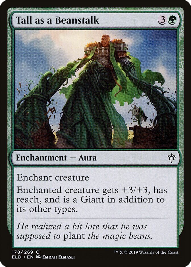 Alto como um Pé de Feijão / Tall as a Beanstalk - Magic: The Gathering - MoxLand