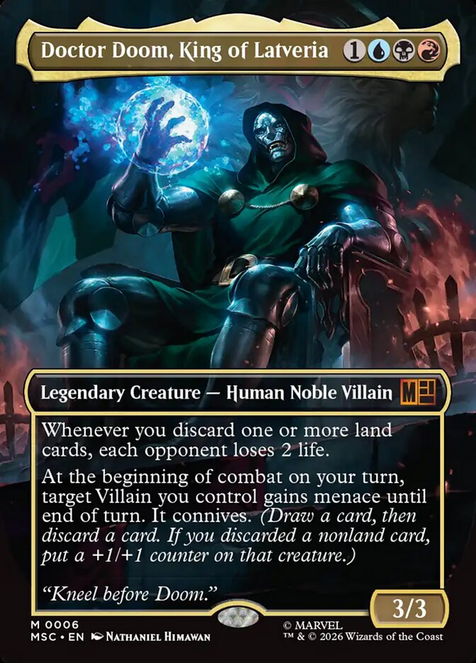 Doctor Doom, King of Latveria - Magic: The Gathering - MoxLand