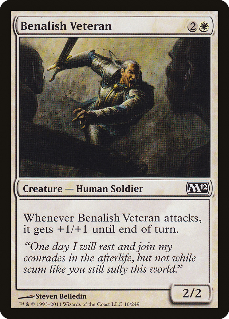Veterano de Benália / Benalish Veteran - Magic: The Gathering - MoxLand