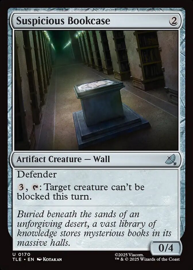 Estante Suspeita / Suspicious Bookcase - Magic: The Gathering - MoxLand
