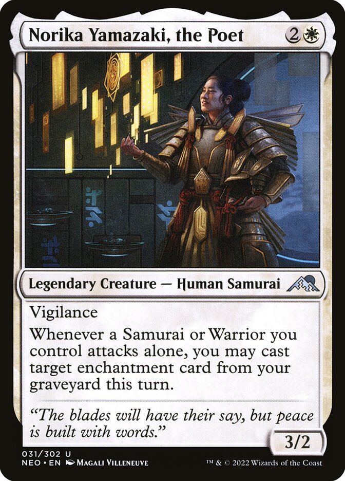 Norika Yamazaki, a Poetisa / Norika Yamazaki, the Poet - Magic: The Gathering - MoxLand