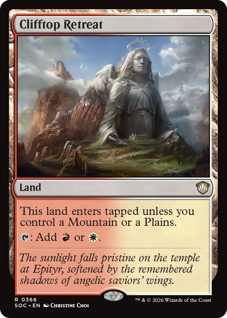 Retiro da Falésia / Clifftop Retreat - Magic: The Gathering - MoxLand
