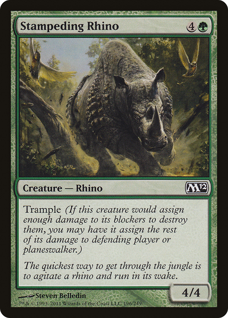 Rinoceronte Desembestado / Stampeding Rhino - Magic: The Gathering - MoxLand