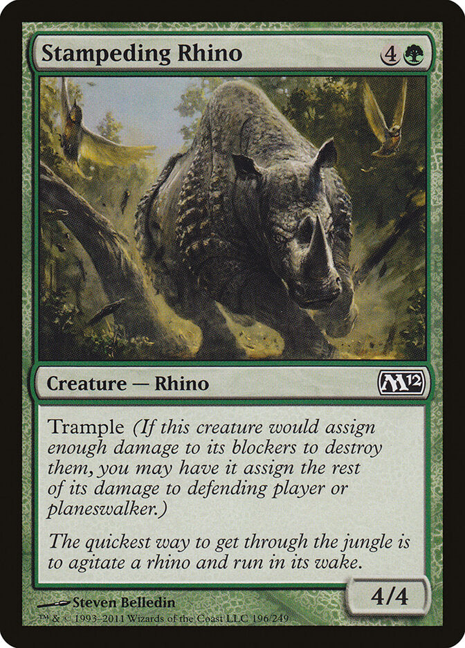 Rinoceronte Desembestado / Stampeding Rhino - Magic: The Gathering - MoxLand
