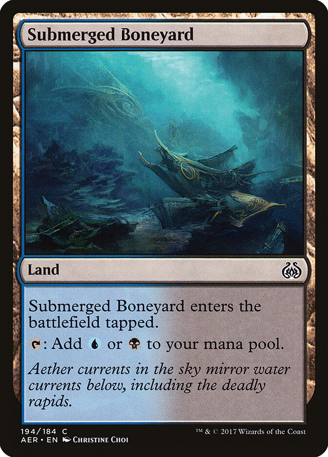 Ossário Submerso / Submerged Boneyard - Magic: The Gathering - MoxLand