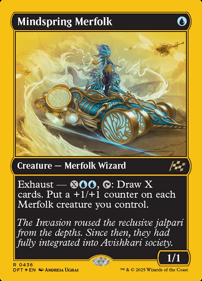 Tritã do Esguicho Mental / Mindspring Merfolk - Magic: The Gathering - MoxLand