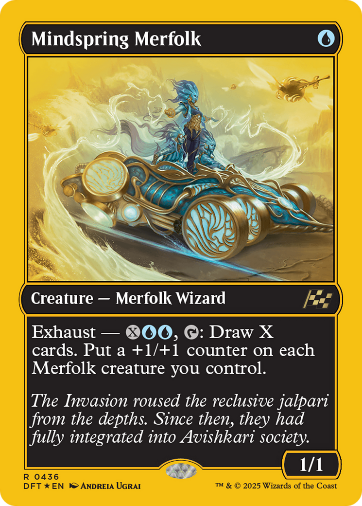 Tritã do Esguicho Mental / Mindspring Merfolk - Magic: The Gathering - MoxLand