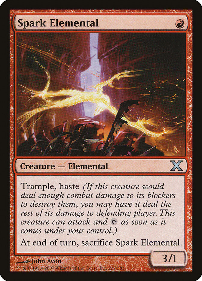 Elemental das Centelhas / Spark Elemental - Magic: The Gathering - MoxLand