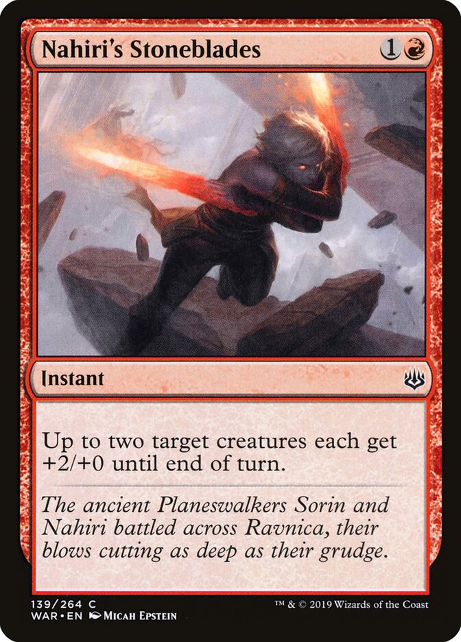 Litolâminas de Nahiri / Nahiri's Stoneblades - Magic: The Gathering - MoxLand