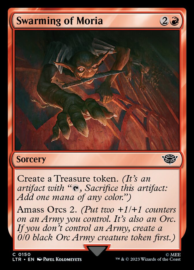 Enxame de Moria / Swarming of Moria - Magic: The Gathering - MoxLand