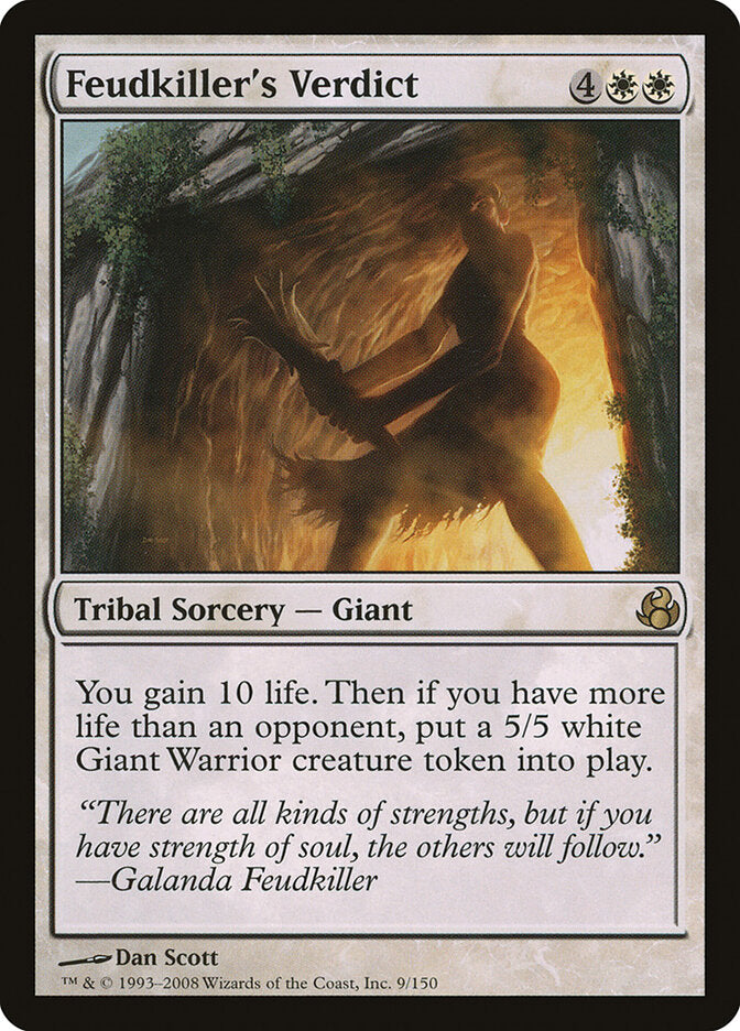 Veredito de Feudocida / Feudkiller's Verdict - Magic: The Gathering - MoxLand