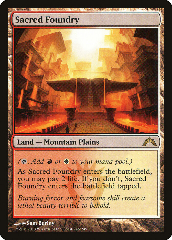 Fundição Sagrada / Sacred Foundry - Magic: The Gathering - MoxLand