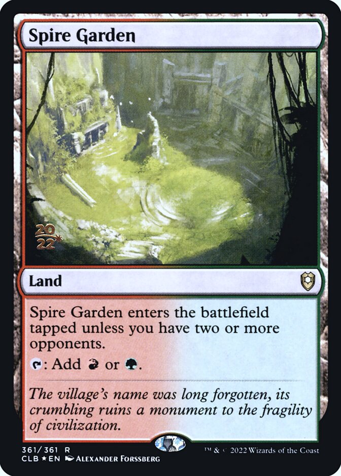 Jardim dos Cumes / Spire Garden - Magic: The Gathering - MoxLand