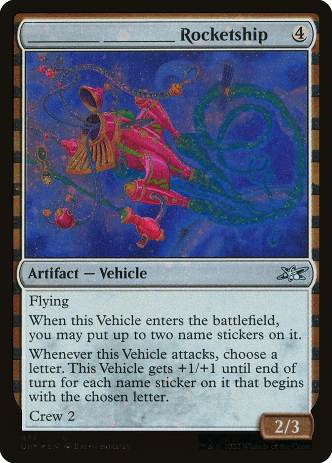 _____ _____ Rocketship - Magic: The Gathering - MoxLand