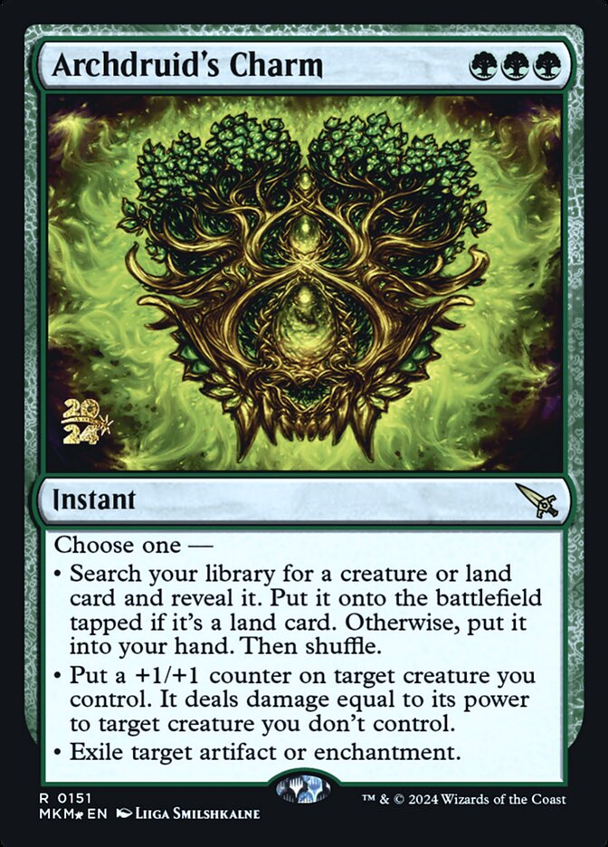 Amuleto do Arquidruida / Archdruid's Charm - Magic: The Gathering - MoxLand