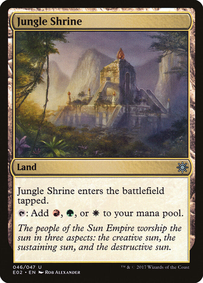 Sacrário da Selva / Jungle Shrine - Magic: The Gathering - MoxLand
