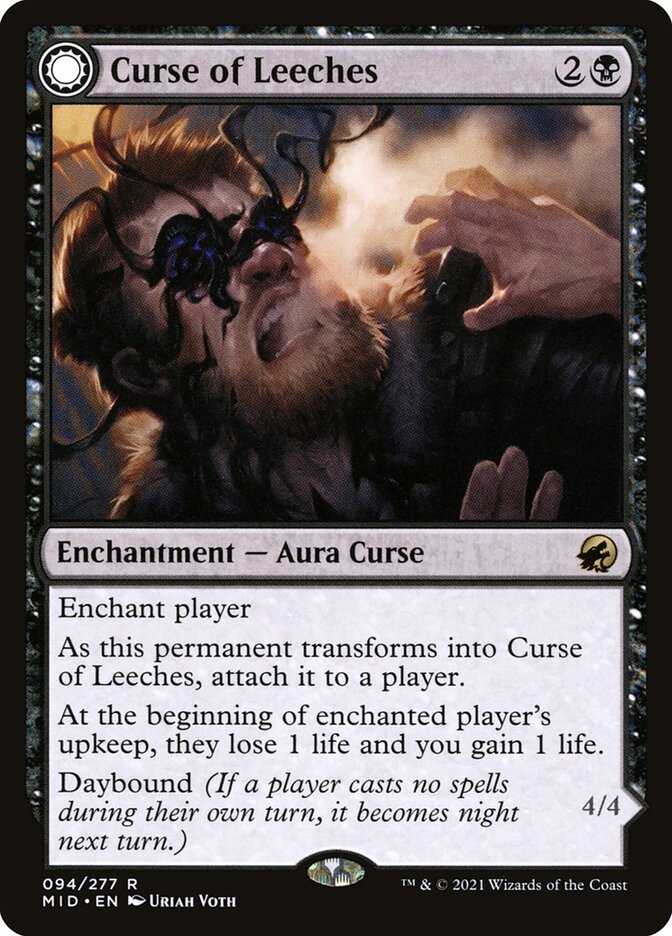 Maldição das Sanguessugas / Curse of Leeches - Magic: The Gathering - MoxLand
