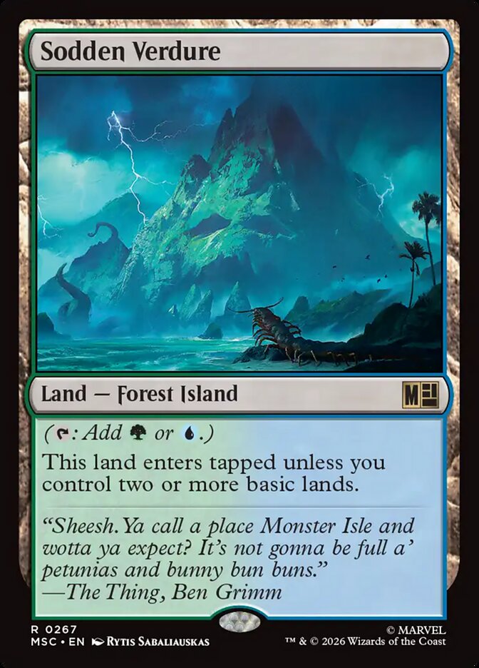Sodden Verdure / Sodden Verdure - Magic: The Gathering - MoxLand