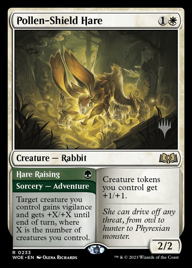 Pollen-Shield Hare / Hare Raising - Magic: The Gathering - MoxLand