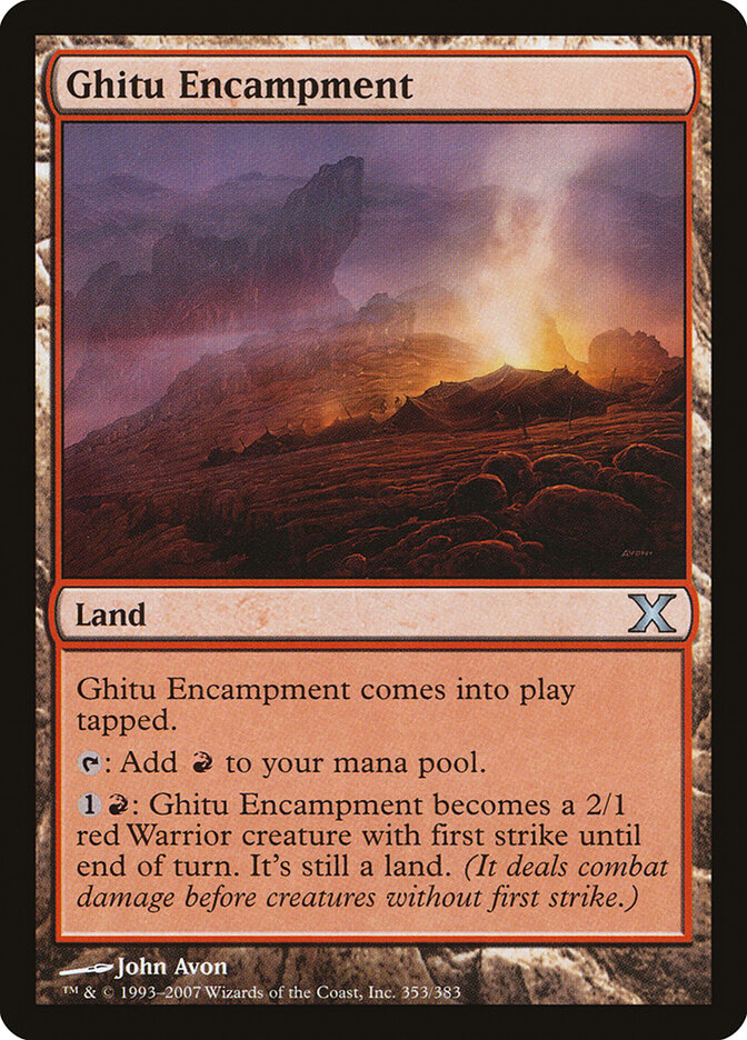 Acampamento Ghitu / Ghitu Encampment - Magic: The Gathering - MoxLand