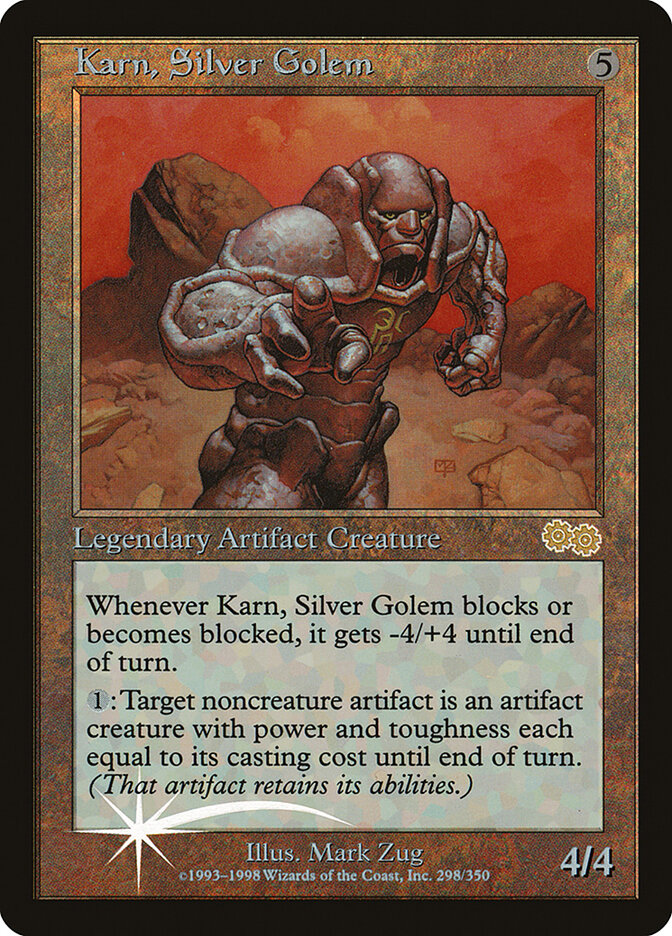 Karn, Golem de Prata / Karn, Silver Golem - Magic: The Gathering - MoxLand