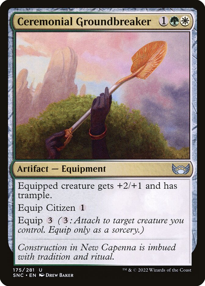 Quebra-chão Cerimonial / Ceremonial Groundbreaker - Magic: The Gathering - MoxLand