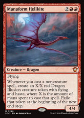 Dragão Avérneo Manaforme / Manaform Hellkite - Magic: The Gathering - MoxLand