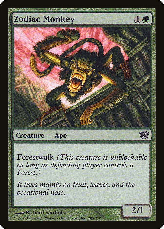 Macaco do Zodíaco / Zodiac Monkey - Magic: The Gathering - MoxLand