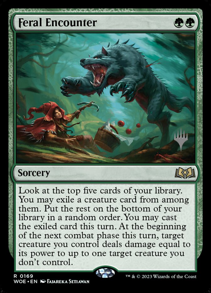 Encontro Feral / Feral Encounter - Magic: The Gathering - MoxLand