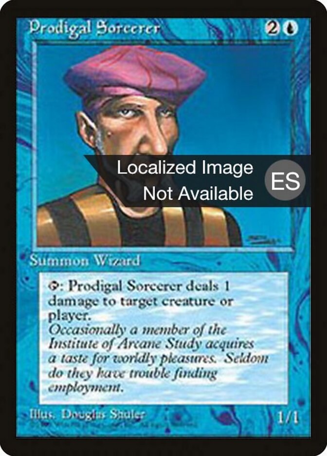 Feiticeiro Pródigo / Prodigal Sorcerer - Magic: The Gathering - MoxLand