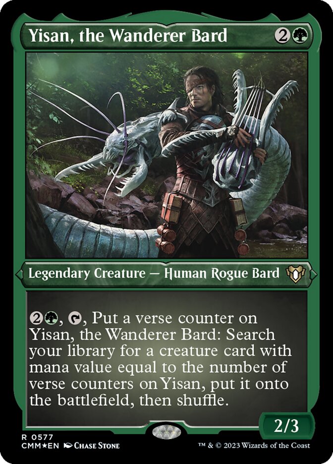 Yisan, o Bardo Andarilho / Yisan, the Wanderer Bard - Magic: The Gathering - MoxLand