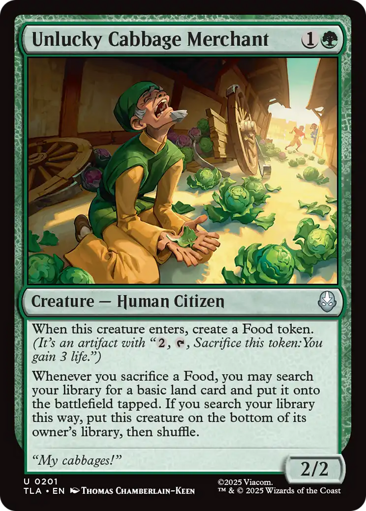 Mercador de Repolhos Desafortunado / Unlucky Cabbage Merchant - Magic: The Gathering - MoxLand