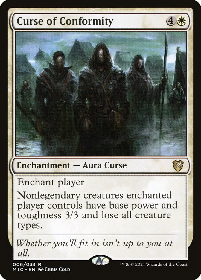 Maldição da Conformidade / Curse of Conformity - Magic: The Gathering - MoxLand