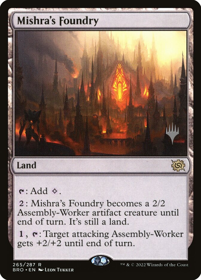 Fundição de Mishra / Mishra's Foundry - Magic: The Gathering - MoxLand