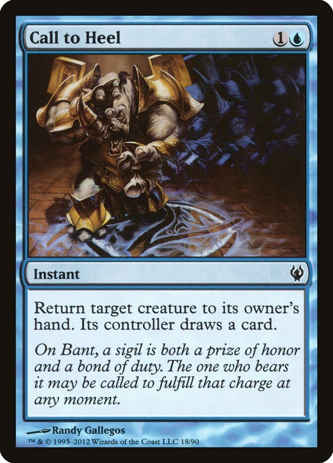 Chamado à Obediência / Call to Heel - Magic: The Gathering - MoxLand