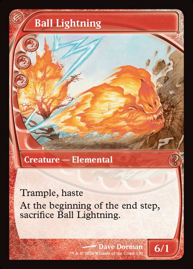 Esfera de Raios / Ball Lightning - Magic: The Gathering - MoxLand