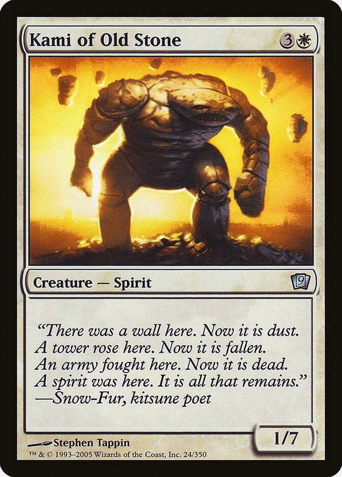 Kami da Pedra Velha / Kami of Old Stone - Magic: The Gathering - MoxLand