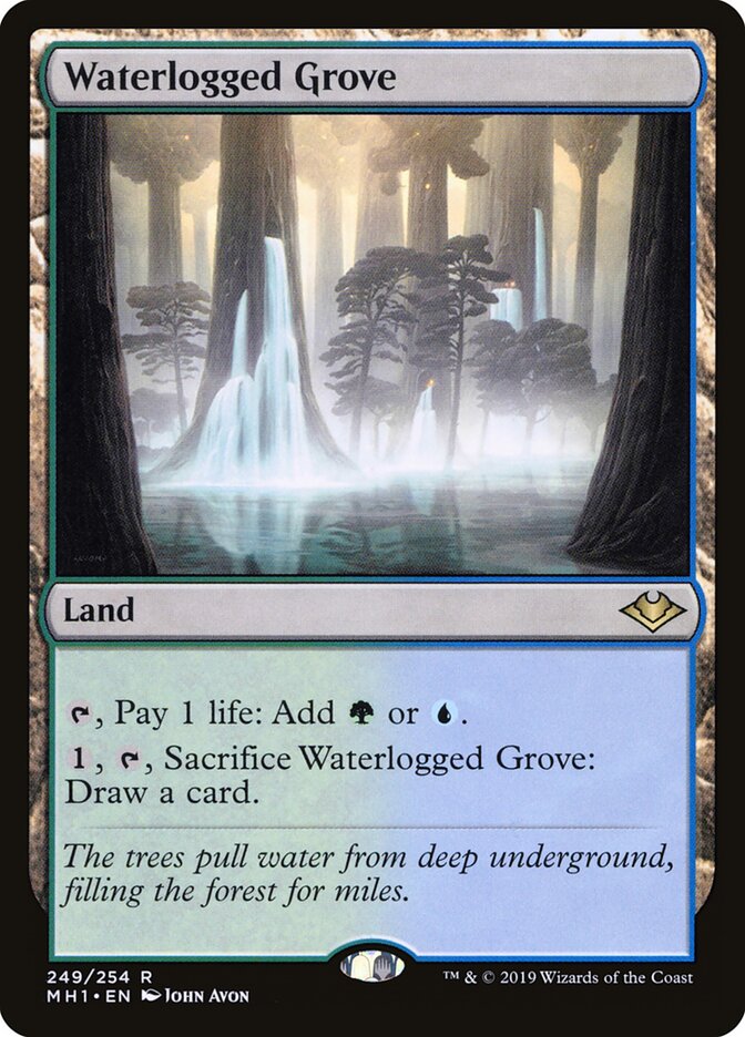 Bosque Encharcado / Waterlogged Grove - Magic: The Gathering - MoxLand