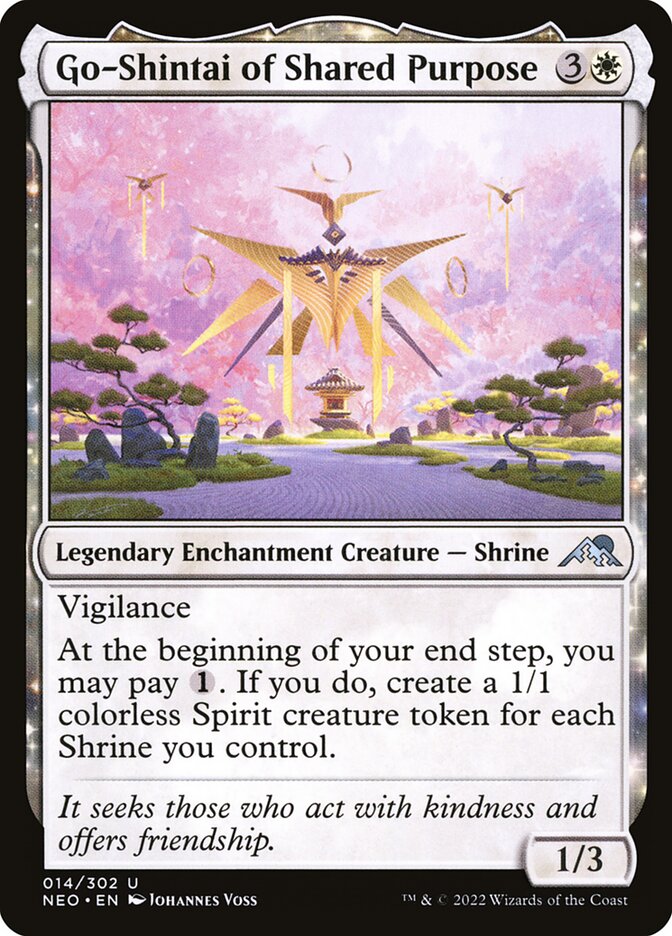 Go-Shintai do Propósito Compartilhado / Go-Shintai of Shared Purpose - Magic: The Gathering - MoxLand