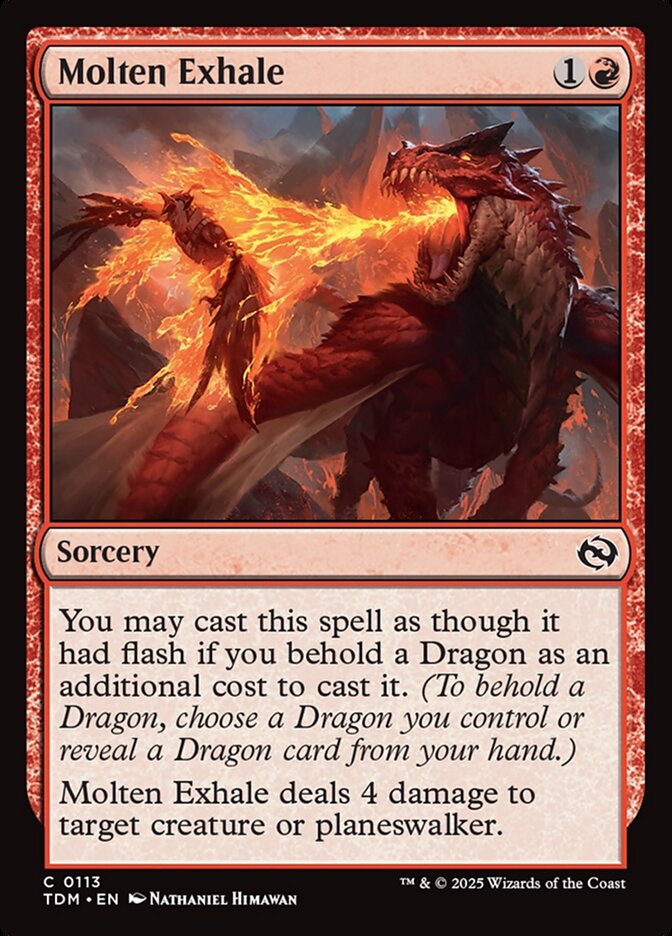 Exalação Fundente / Molten Exhale - Magic: The Gathering - MoxLand