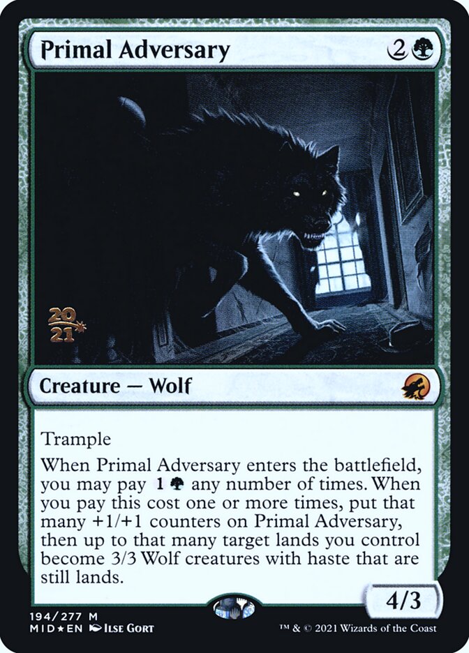 Adversário Primal / Primal Adversary - Magic: The Gathering - MoxLand