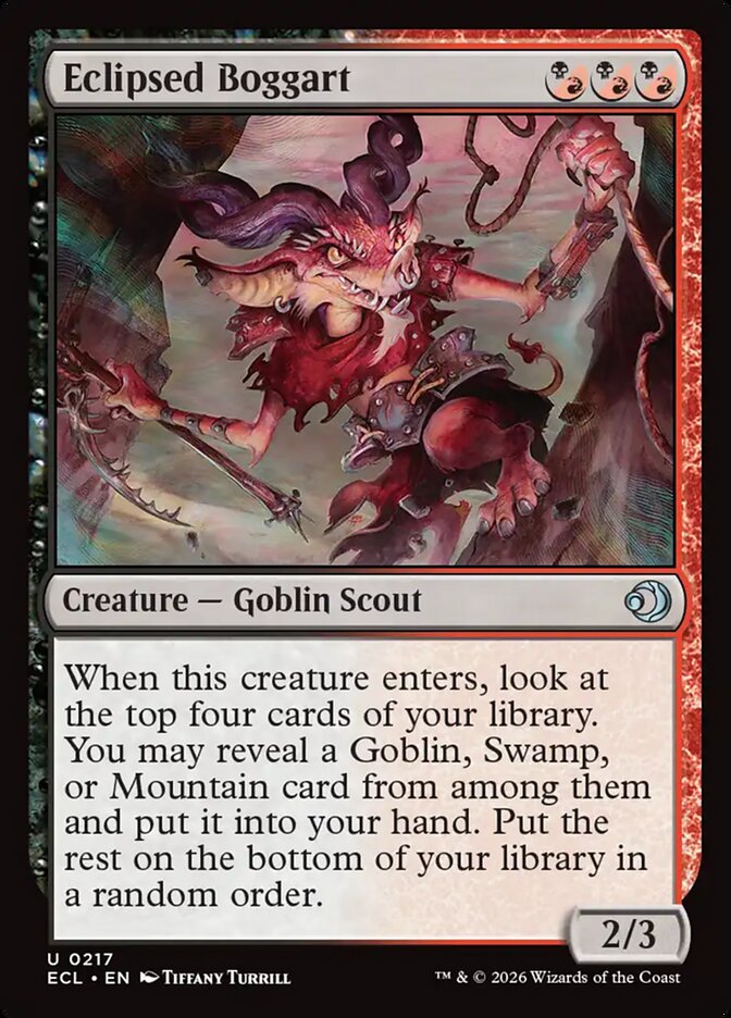 Papão Eclipsado / Eclipsed Boggart - Magic: The Gathering - MoxLand