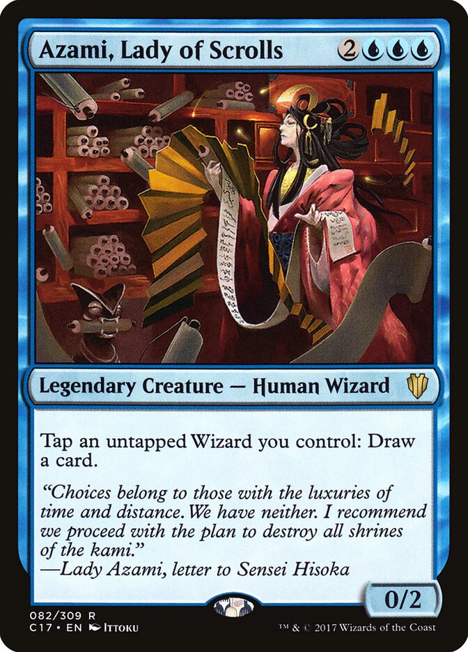 Azami, Dama dos Pergaminhos / Azami, Lady of Scrolls - Magic: The Gathering - MoxLand