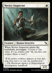 Inspetor Novato / Novice Inspector - Magic: The Gathering - MoxLand