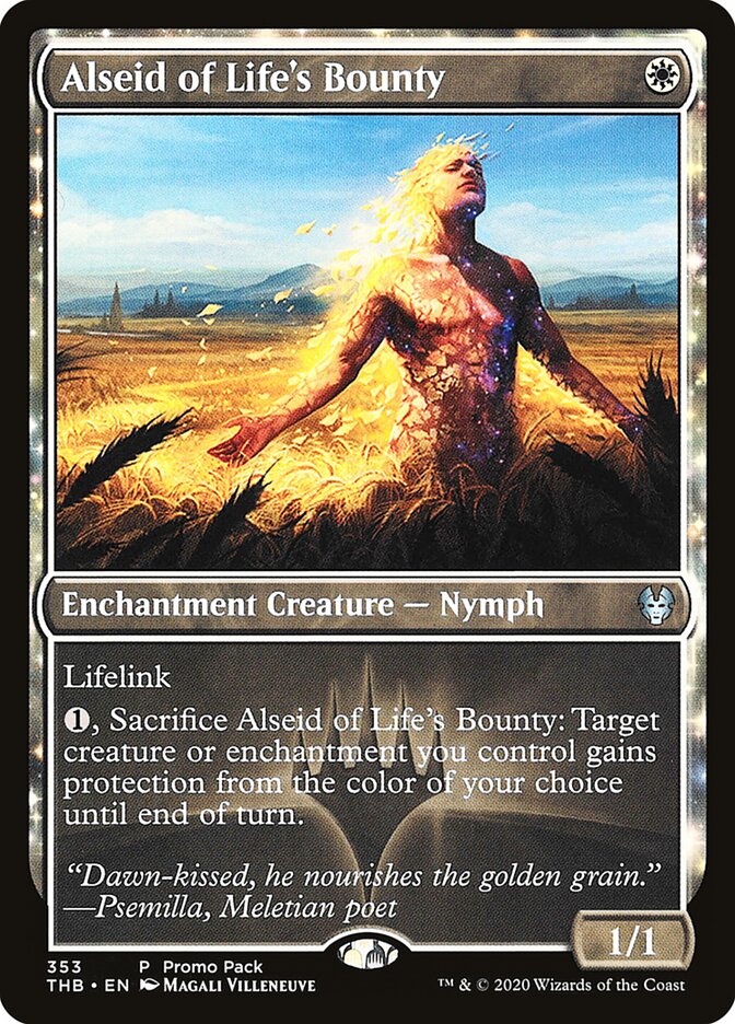 Alseíde da Dádiva da Vida / Alseid of Life's Bounty - Magic: The Gathering - MoxLand