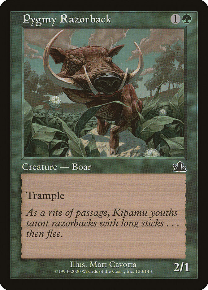 Javali Pigmeu / Pygmy Razorback - Magic: The Gathering - MoxLand